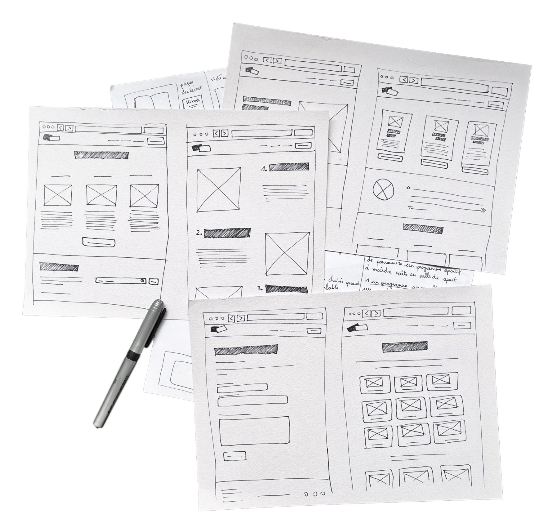 wireframe hitech